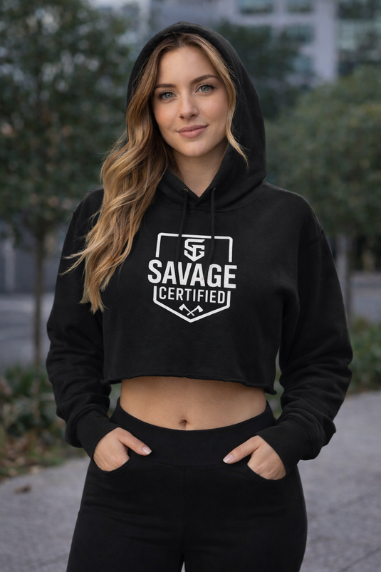 Savage Crop Hoodie
