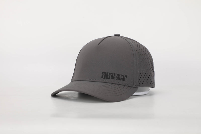 Load image into Gallery viewer, Stomping Ground Luxury Curved Brim Snapback - Grey Edition
