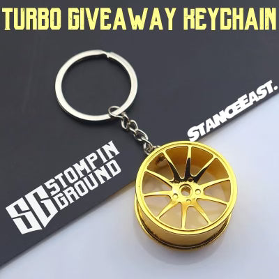 StanceEast. SG Turbo Giveaway Wheel Keychain