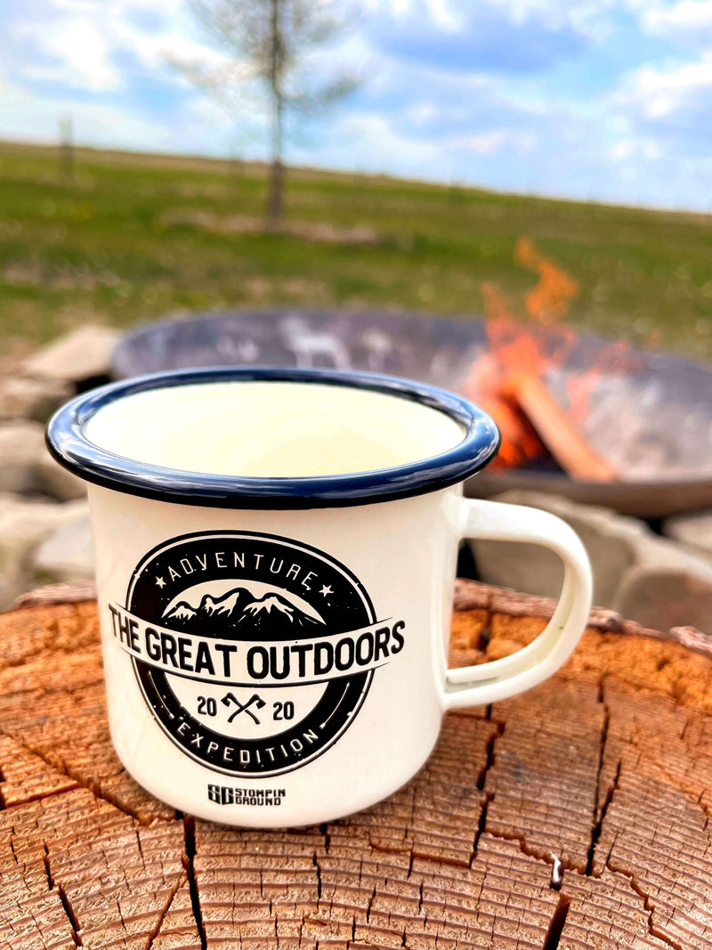 Load image into Gallery viewer, SG Enamel 12oz Camping Mug
