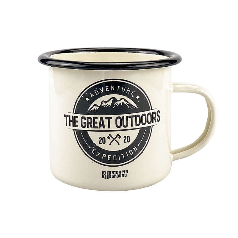 Load image into Gallery viewer, SG Enamel 12oz Camping Mug
